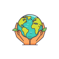 Planet earth sign isolated on transparent background. Design, mockup template for message, labels, add text, mockup, logo