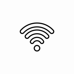 wifi network icon sign vector