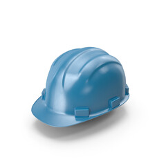 Blue Safety Helmet isolated on transparent background