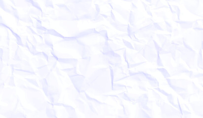 Clean white paper, wrinkled, abstract background.
white crumpled paper texture for background.