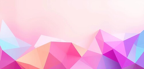 Fototapeta premium Pastel abstract geometric vector shapes forming dynamic composition, pastel, lines