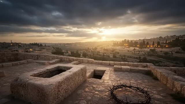 ruins of the ancient city of jerusalem