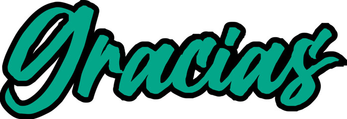 Gracias, fondo transparente