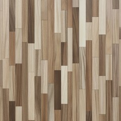 Wood-look tile flooring in various light and dark brown shades