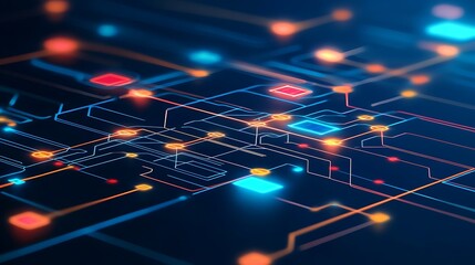 Abstract circuit board design (45)
