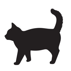 cat silhouette vector