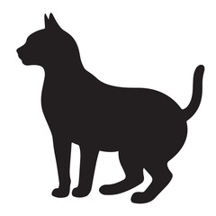 cat silhouette vector