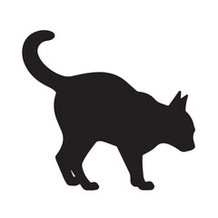 cat silhouette vector