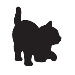 cat silhouette vector