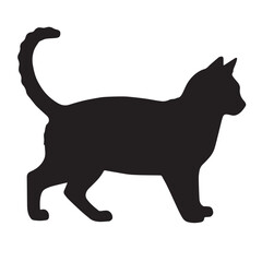 cat silhouette vector