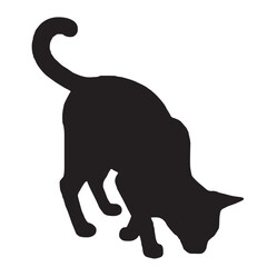 cat silhouette vector