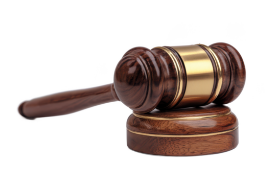 The Weight of Justice: A Gavel's Silent Command in the Pursuit of Truth and Fairness Under the Law, Embodying Authority and Impartiality.