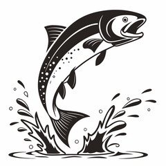 Naklejka premium fish collection isolated on white