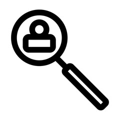 people search icon vector illustration