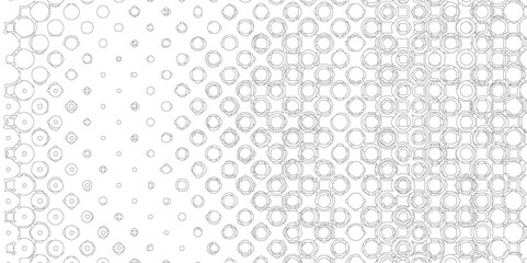 Monochrome printing abstract halftone trendy defect overlay creative design texture, seamless white and grey grunge halftone pattern dot background texture overlay distress stroke pattern design.