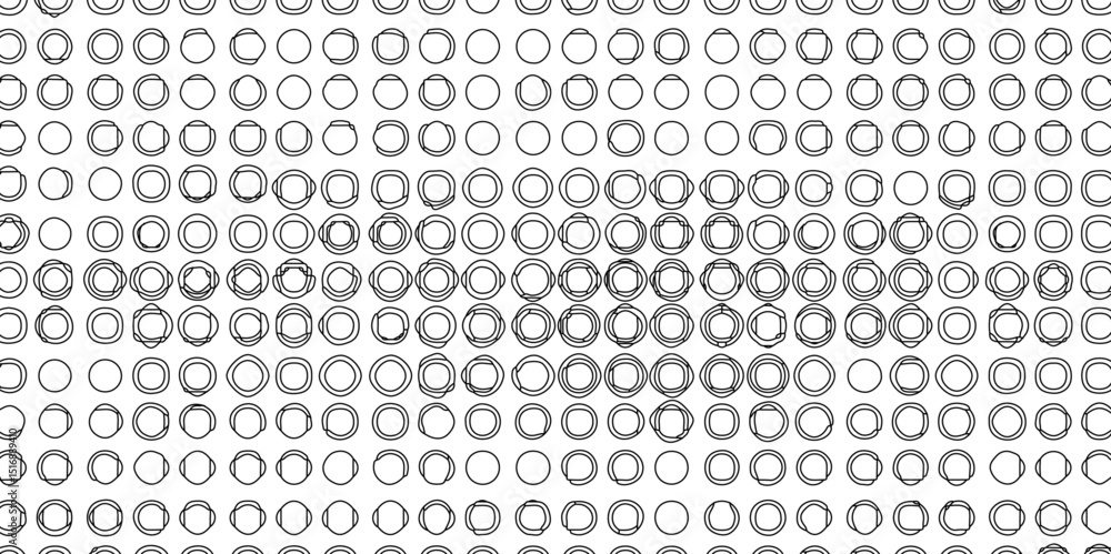 Fototapete seamless black and white grunge halftone pattern dot background texture overlay distress gradient pa