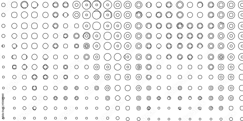 Fototapete seamless black and white grunge halftone pattern dot background texture overlay distress gradient pa
