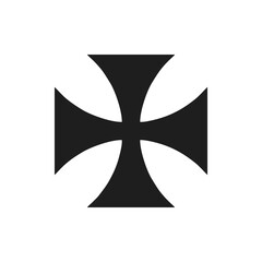 Maltese Cross Black Logo