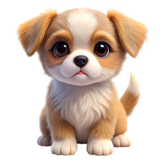 Charming Puppy Portrait