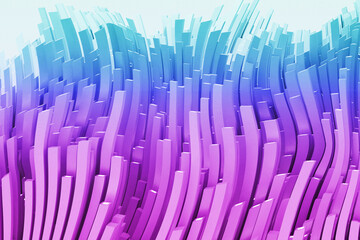 Obraz premium abstract 3d columns wallpaper background
