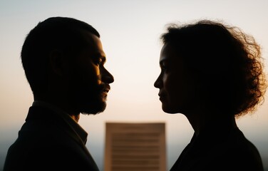 Couple engaged in separate surname law debate, showcasing contrasting views on personal identity and legal rights in Japan