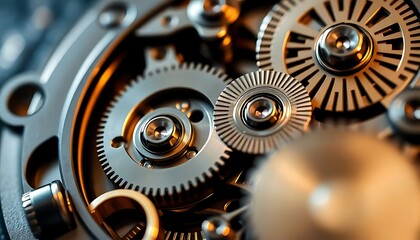 close up view of a watch face