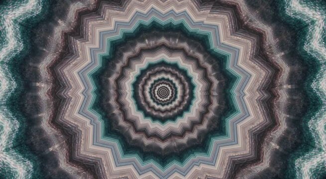 Abstract kaleidoscope mandala psychedelic visuals loop