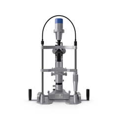 Optometric Slit Lamp Biomicroscope Device Isolated on Transparent Background