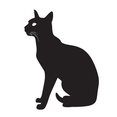 “Cute Cartoon Cat Vector Illustration – Adorable Kitty Clipart for Children’s Designs, Stickers, and Pet-Themed Projects”