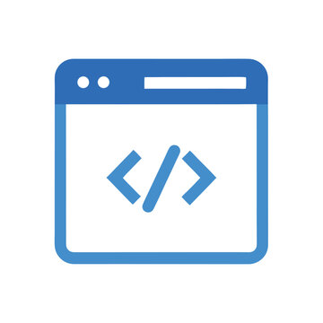 Blue Coding Brackets in Browser Window