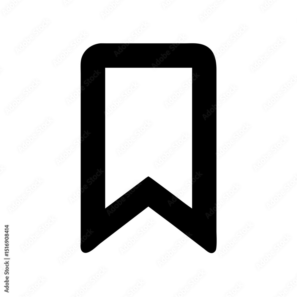 Poster bookmark icon save tag ribbon label favorite mark flag reminder web internet design element vector