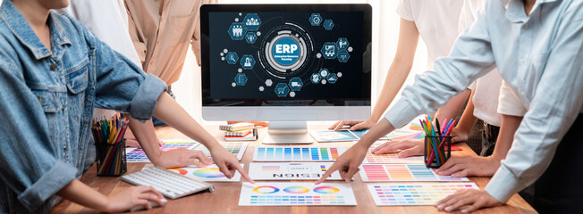 ERP enterprise resource planning software for brisk business to plan the marketing strategy