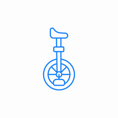 simple unicycle drawing icon sign vector © Akhmedbek