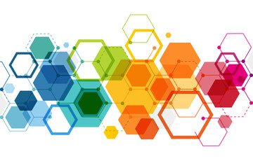 Abstract geometric shape design element background