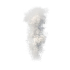 Smoke Swirl Isolated on Transparent Background