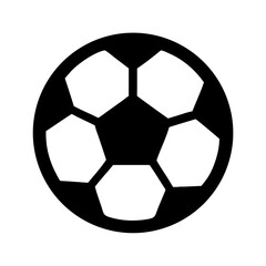 Obraz premium Soccer ball illustration vector graphic icon image for sports football game and recreation design