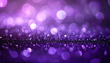 Purple glitter bokeh background