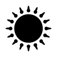 Sun solar energy sunlight sunshine light ray summer heat warm weather bright sunny day nature vector