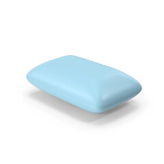 Blue Soap Isolated on Transparent Background