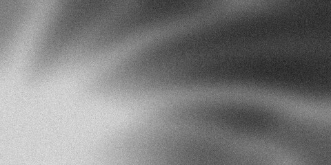 Abstract Black and White Gradient Background with Film Grain Texture