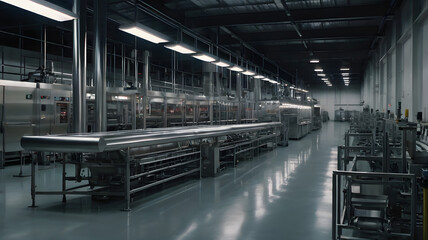 Naklejka premium sausage factory