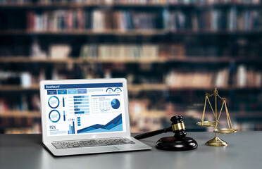 Business data dashboard provide business intelligence analytic for marketing strategy planning...