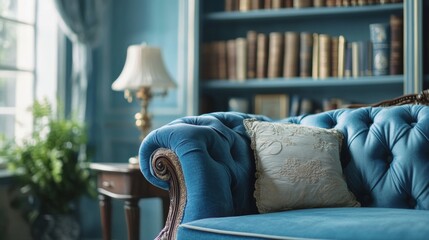 Couch in a Library