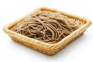 Wheat Noodles in a Basket