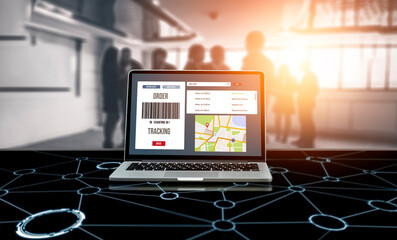 Delivery tracking system for e-commerce and modish online business to timely goods transportation...