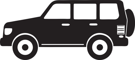 Car silhouette illustration silhouette vector isolated on a white background 55
