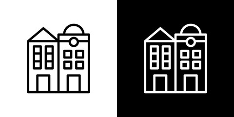 Amsterdam icon symbol concept for graphic design, Website, UI. Svg