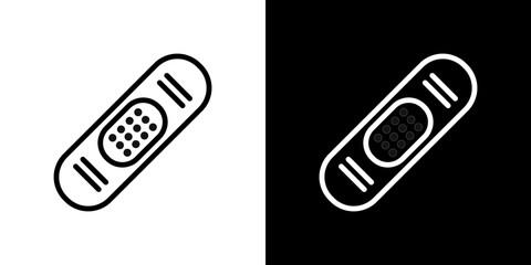 Band aid icon symbol concept for graphic design, Website, UI. Svg