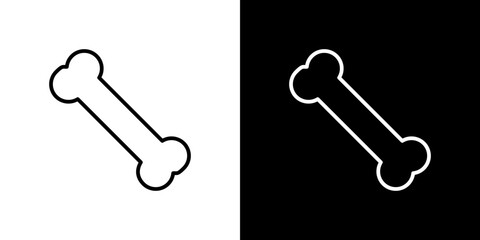 Bone icon symbol concept for graphic design, Website, UI. Svg