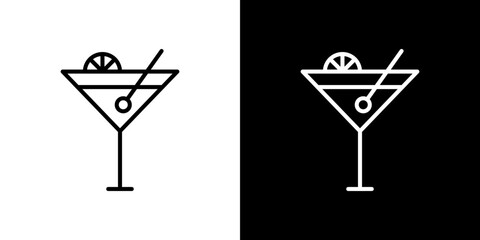 Citrus Glass icon symbol concept for graphic design, Website, UI. Svg